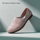 👟Atmungsaktive Strick-Freizeitschuhe für Damen✨ Atmungsaktives Strickmaterial hält die Füße kühl und komfortabel; flexible PVC-Sohle, bequem auch für lange Spaziergänge🚶