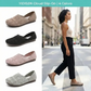 👟Atmungsaktive Strick-Freizeitschuhe für Damen✨ Atmungsaktives Strickmaterial hält die Füße kühl und komfortabel; flexible PVC-Sohle, bequem auch für lange Spaziergänge🚶