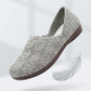 👟Atmungsaktive Strick-Freizeitschuhe für Damen✨ Atmungsaktives Strickmaterial hält die Füße kühl und komfortabel; flexible PVC-Sohle, bequem auch für lange Spaziergänge🚶