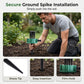 🌿💦 Präzisions-Gartensprinkler 360° – Vollständige Abdeckung, einfache Installation & sanfter Sprühstrahl (grün)