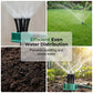 🌿💦 Präzisions-Gartensprinkler 360° – Vollständige Abdeckung, einfache Installation & sanfter Sprühstrahl (grün)
