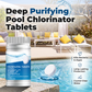 🛡️ 50 % RABATT! Pool-Chlorinatortabletten – Über Nacht von Grün zu Klar. Langsam auflösend, wartungsarm. Sanft zu Haut und Augen. Der beste Freund Ihres Pools. 🏖️✅
