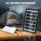 🔥LETZTER TAG – 50 % RABATT⚡ Solares Mehrfach-Beleuchtungssystem💡 3 Helligkeitsstufen · 3 LED-Leuchten (2,8 m langes Kabel), 🌧️ Funktioniert auch an bewölkten Tagen