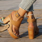👡50 % RABATT✨ Sandalen mit offenem Zehenbereich und klobigem Absatz | Stabiler Absatz · Atmungsaktives, durchbrochenes Design · Verstellbare Fesselriemen · Rutschfeste Gummisohle · Vielseitiger Sommerlook