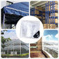 🛡️50% RABATT🌧️ Transparente Schwerlastplane | 0,35 mm wetterfestes PVC · reißfest und UV-beständig · transparent und lichtdurchlässig · verstärkte Ösen · vielseitig einsetzbar