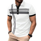 👕 50% RABATT! 🌞 Golf-Kurzarmhemd mit Streifen – lässig & funktional – Atmungsaktiv, leicht & perfekt für Golf, Büro oder heiße Sommertage ⛳