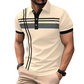 👕 50% RABATT! 🌞 Golf-Kurzarmhemd mit Streifen – lässig & funktional – Atmungsaktiv, leicht & perfekt für Golf, Büro oder heiße Sommertage ⛳