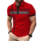 👕 50% RABATT! 🌞 Golf-Kurzarmhemd mit Streifen – lässig & funktional – Atmungsaktiv, leicht & perfekt für Golf, Büro oder heiße Sommertage ⛳