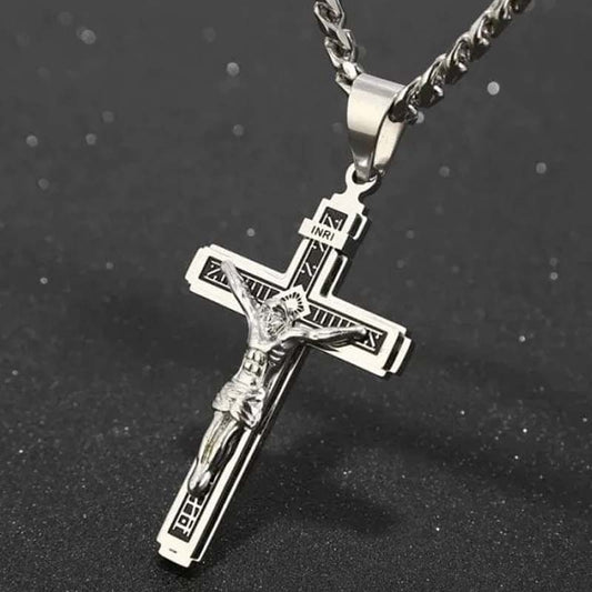 ✝️ 50 % RABATT! ⏰ Zartes, zeitloses Kreuz-Halsband – Feine Handwerkskunst, Edelstahl & dezenter Glanz – perfekt für den Alltag oder als bedeutungsvolles Geschenk 💛