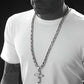 ✝️ 50 % RABATT! ⏰ Zartes, zeitloses Kreuz-Halsband – Feine Handwerkskunst, Edelstahl & dezenter Glanz – perfekt für den Alltag oder als bedeutungsvolles Geschenk 💛