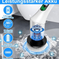 ✨ Kabelloser elektrischer Rotationsschrubber – Kraftreinigung, Multi-Aufsatz, wasserdicht 🧹