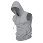 🔥 Ärmelloses Sport-Hoodie💧 Feuchtigkeitstransportierend · Schnell trocknend und scheuerfest🧢 Mit Kapuze, sonnen- und windabweisend · 🏋️ Ideal für Krafttraining, Laufen und Freizeit