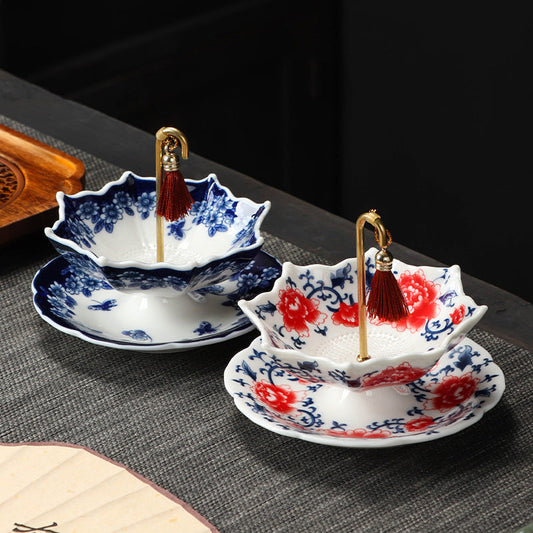 🔥50 % RABATT! 🎁Keramik-Teesieb-Set in Regenschirmform – ein originelles Geschenk für Teeliebhaber! 💝🍵