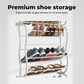 🔥 50% RABATT! 👟 Platzsparender Schuhorganizer für Tür & Wand ✨ Mehrstöckig, Für bis zu 24–36 Paar Schuhe & Ideal für Zuhause oder Wohnheim