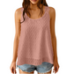 👕✨ 50% RABATT – NUR FÜR KURZE ZEIT! Elegantes Tanktop mit Spitzen-Trägern und Punktmuster – Lässig, feminin & perfekt für Sommer & Alltag ✨