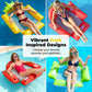 🏄‍♀️50 % Rabatt + 2er-Sparvorteil -✨Aufblasbare Pool-Hängematte mit Sommerfest- und Obstmotiven