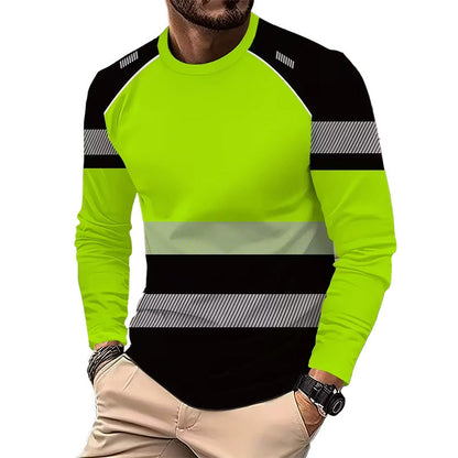 👕 50% RABATT! 🏃‍♂️ Sportliches Herren-Longsleeve – Feuchtigkeitsableitend & mit dezentem Print – Perfekt für aktive Tage, Joggen oder Freizeit – atmungsaktiv und bequem 🌿