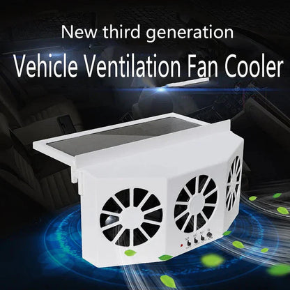 🌀 50% RABATT! 🚗 Solarbetriebener Auto-Abluftventilator – Doppel-Turbo & Temperaturanzeige – Kabellos, energiesparend – hält den Innenraum kühl bei Sonne ☀️🌬️✨