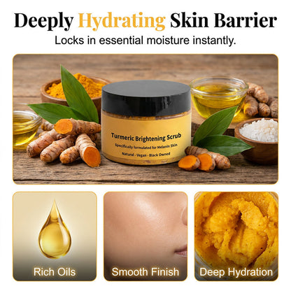 🛁 50 % RABATT 🧴 Hautaufhellendes Kurkuma-Körperpeeling | Peeling mit natürlichem Meersalz · Pflege mit Jojobaöl · Mindert Hautunreinheiten · Für Gesicht und Körper geeignet