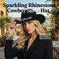 🤠 JETZT 50 % RABATT! 💖 Damen-Cowboyhut mit Strass-Herz – Eleganter Fedora im französischen Jazz-Stil – Glitzernde Details, leicht und größenverstellbar – perfekt für Festivals, Partys oder einen schicken Sommerlook 🎶
