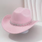 🤠 JETZT 50 % RABATT! 💖 Damen-Cowboyhut mit Strass-Herz – Eleganter Fedora im französischen Jazz-Stil – Glitzernde Details, leicht und größenverstellbar – perfekt für Festivals, Partys oder einen schicken Sommerlook 🎶