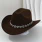 🤠 JETZT 50 % RABATT! 💖 Damen-Cowboyhut mit Strass-Herz – Eleganter Fedora im französischen Jazz-Stil – Glitzernde Details, leicht und größenverstellbar – perfekt für Festivals, Partys oder einen schicken Sommerlook 🎶