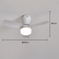 🌀 50 % RABATT! 💡 Deckenventilator mit E27-Fassung – Leiser 2-in-1-LED-Ventilator mit Fernbedienung – Kühlung und Licht in einem 🏠