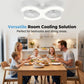 💡🌀 50% RABATT! Doppelkopf-LED-Deckenventilator mit Licht – 2 unabhängige Köpfe, 3 Geschwindigkeiten & Fernbedienung – Perfekt für große Räume ✨