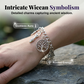 ✨50 % Rabatt📿 Vintage-Armband im heidnischen Stil | Wicca-Symbol-Anhänger · Vintage-Metall · Vielseitig kombinierbar für den Alltag · Spirituelle Bedeutung | Für den Alltag