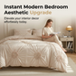 📢📢50 % Rabatt!! ⏰🎁 Elegantes Bettwäsche-Set mit edlem Falten-Design – stilvoller Komfort für dein Schlafzimmer🛏️✨