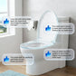 🚽💤 50 % RABATT! Toilettensitz mit Soft-Close-Funktion – Kein lautes Zuschlagen mehr. Schnellverschluss-Scharniere, leicht abnehmbar. Passend für U-, V- und O-Formen. Eine beruhigende Aufwertung für Ihr Badezimmer! 🛁✅