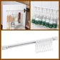 🥳2026 BESTSELLER🥾 Slide Rail Hanger Rack – Adjustable Rod, Punch-Free – Fits Standard & Extended Rails – Durable, Heavy-Load – Versatile Storage! 🛡️💨