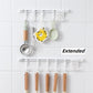 🥳2026 BESTSELLER🥾 Slide Rail Hanger Rack – Adjustable Rod, Punch-Free – Fits Standard & Extended Rails – Durable, Heavy-Load – Versatile Storage! 🛡️💨