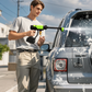 🚗 50 % RABATT! 💦 Akku-Hochdruckreiniger – hochwertiger Kunststoff – Turbo- und Drehdüse für Auto und Garten