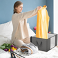 🧺 50 % RABATT! 🔥🔥 90 l besonders strapazierfähige Aufbewahrungstasche 🏆 Mäuseschutz und luftdicht mit transparentem Fenster 🛏️ Dickwandig, luftdicht und bereit für den Umzug! 🧳