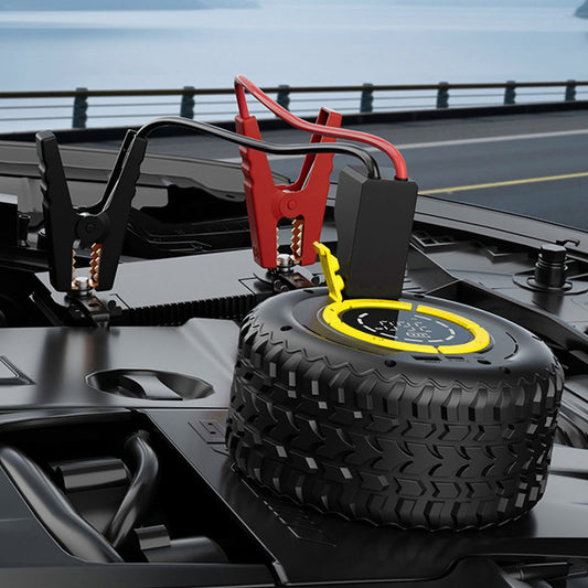 🚗 50 % Rabatt – 4-in-1 Starthilfe & Reifenfüller – 2000 A, 23 L/min, 8000 mAh, digitales Display & automatische Abschaltung – für Auto & Motorrad 🔋⚡