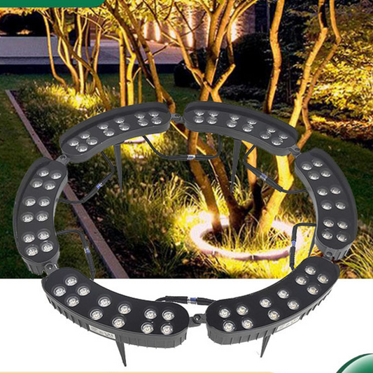 🌳💡Ringförmige Solar-Baumleuchten – wetterfeste Außenstrahler, ideal für Bäume, Säulen und Gärten