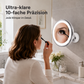 💄 Make-up-Spiegel mit 10-facher Vergrößerung – LED-Ringlicht & um 360° verstellbar für Make-up und Hautpflege