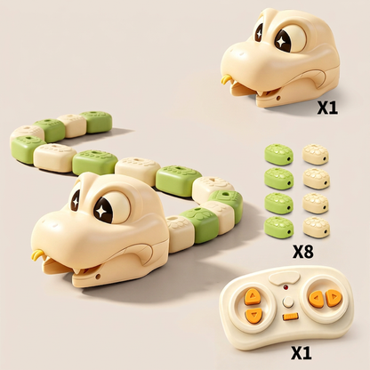 🐍🎮 RC Battle Snake – 50 % Rabatt! Magnetisches Zusammenstecken zum Verlängern, präzise Fernsteuerung – interaktiver Eltern-Kind-Wettbewerb. ⚡