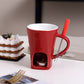 🎅 HEISSER ANGEBOT: 50 % RABATT 🍫 Keramik-Schokoladenfondue-Becher