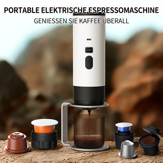 ☕ 50 % RABATT JETZT! ✈️ Tragbare Espressomaschine – frischer Espresso überall, mit USB-C-Ladung & kompaktem Design ✨