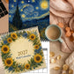 🎨 Kunst-Wandkalender 2027 – Von Van Gogh inspirierte Blumenmotive für Zuhause und das Büro