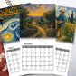 🎨 Kunst-Wandkalender 2027 – Von Van Gogh inspirierte Blumenmotive für Zuhause und das Büro