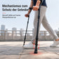 ✨ JETZT 50 % RABATT! !✨ Faltbare Unterarmgehstützen – stoßdämpfendes Federsystem, verstärkter Aluminiumschaft & rutschfeste Gummifüße – komfortable Mobilitätshilfe für die Frakturrehabilitation 🦵