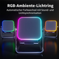 ⏳Begrenzte Zeit 50% Rabatt💥💎 5-IN-1 Kabelloser Lautsprecherständer! 💎 Induktions-Audio, Handyhalter & Umgebungslicht