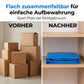 📦 KAUFE 2, ERHALTE 1 GRATIS! ⏰ Faltbare Aufbewahrungs- & Umzugstasche – Groß, stabil & wasserabweisend – Ideal für Kleidung, Bettwäsche oder Umzug – mit Griffen & Reißverschluss – platzsparend verstaut ✨🧳